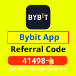 Bybit Referral code is : 41498 : Use Code & Get Free $50 Sign Up Bonus. Now start investing on Verious Cryptocurrency