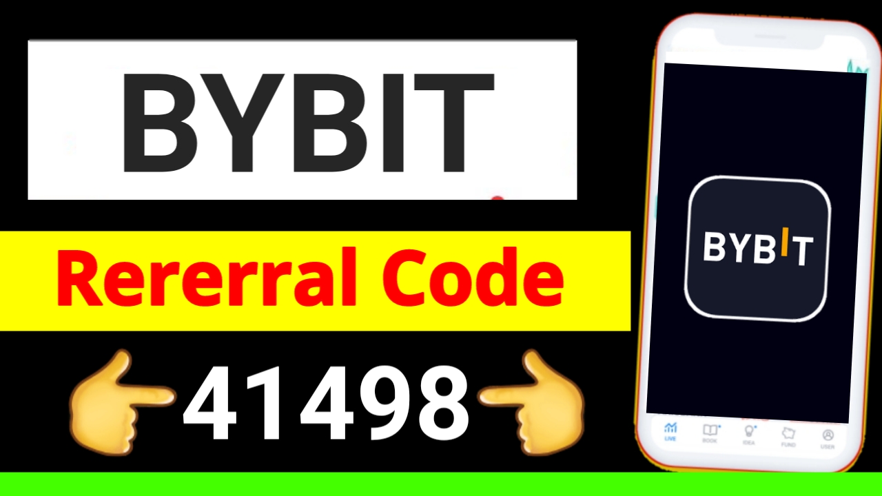 Bybit referral code is : 41498 Use This Code Get Free $500  & Start investing in Crypto currencies..!!
